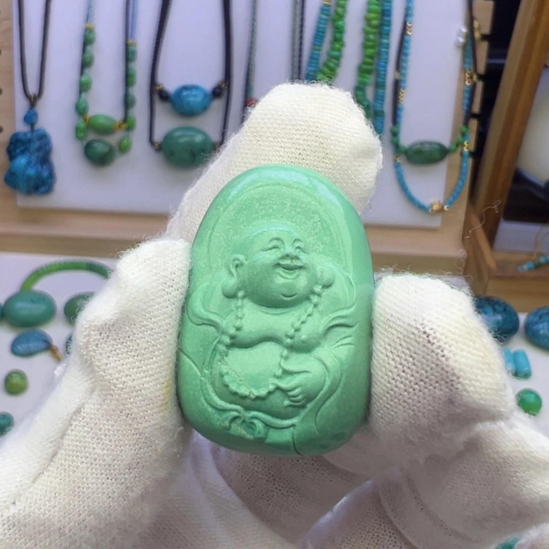 三醋酯纤维菜籽绿吊坠22.1mm兰