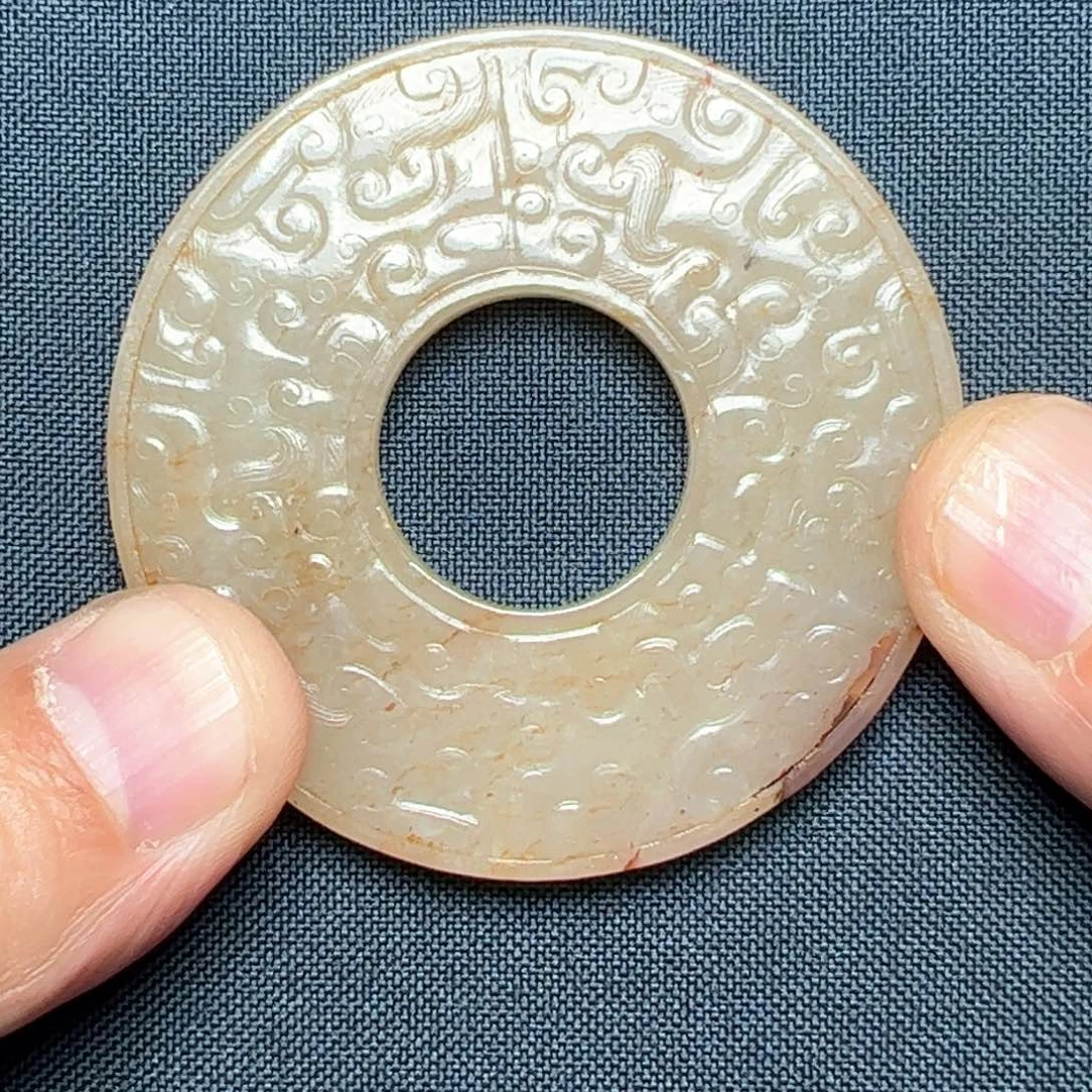 和田玉挂件未镶嵌望*楼