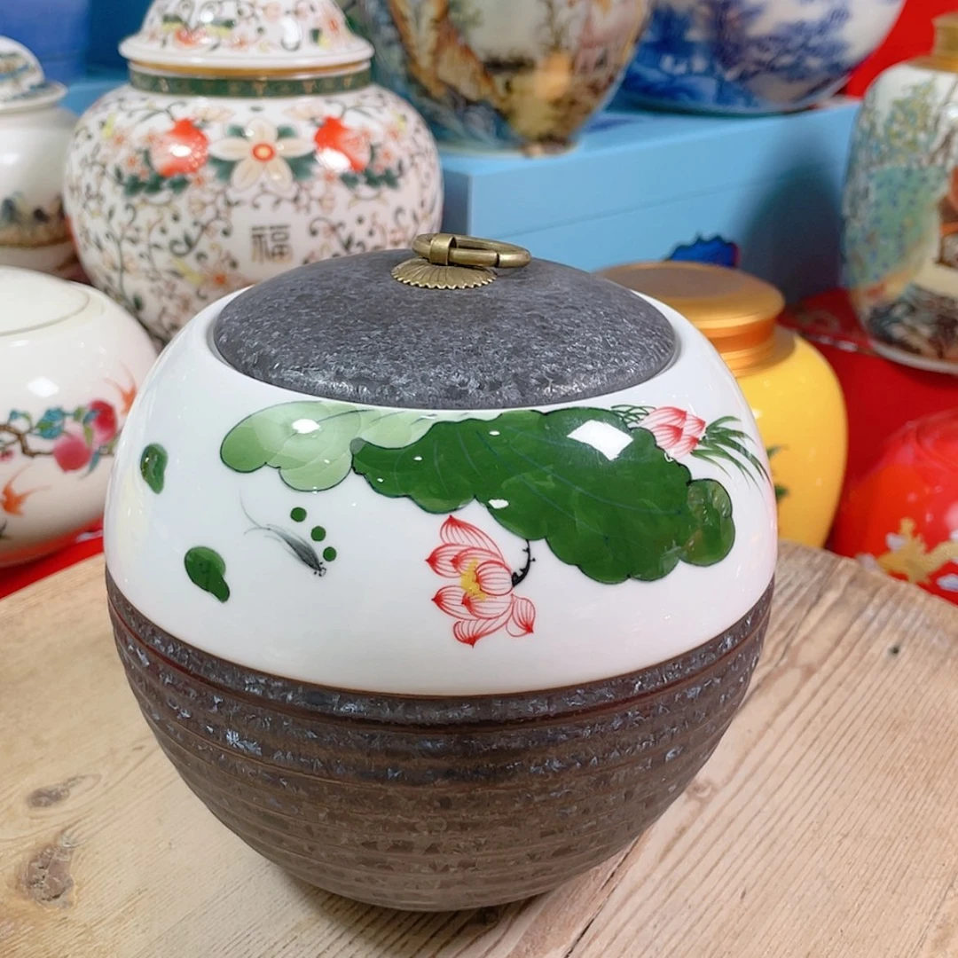 【闪购商品】罐陶瓷茶叶罐密封罐