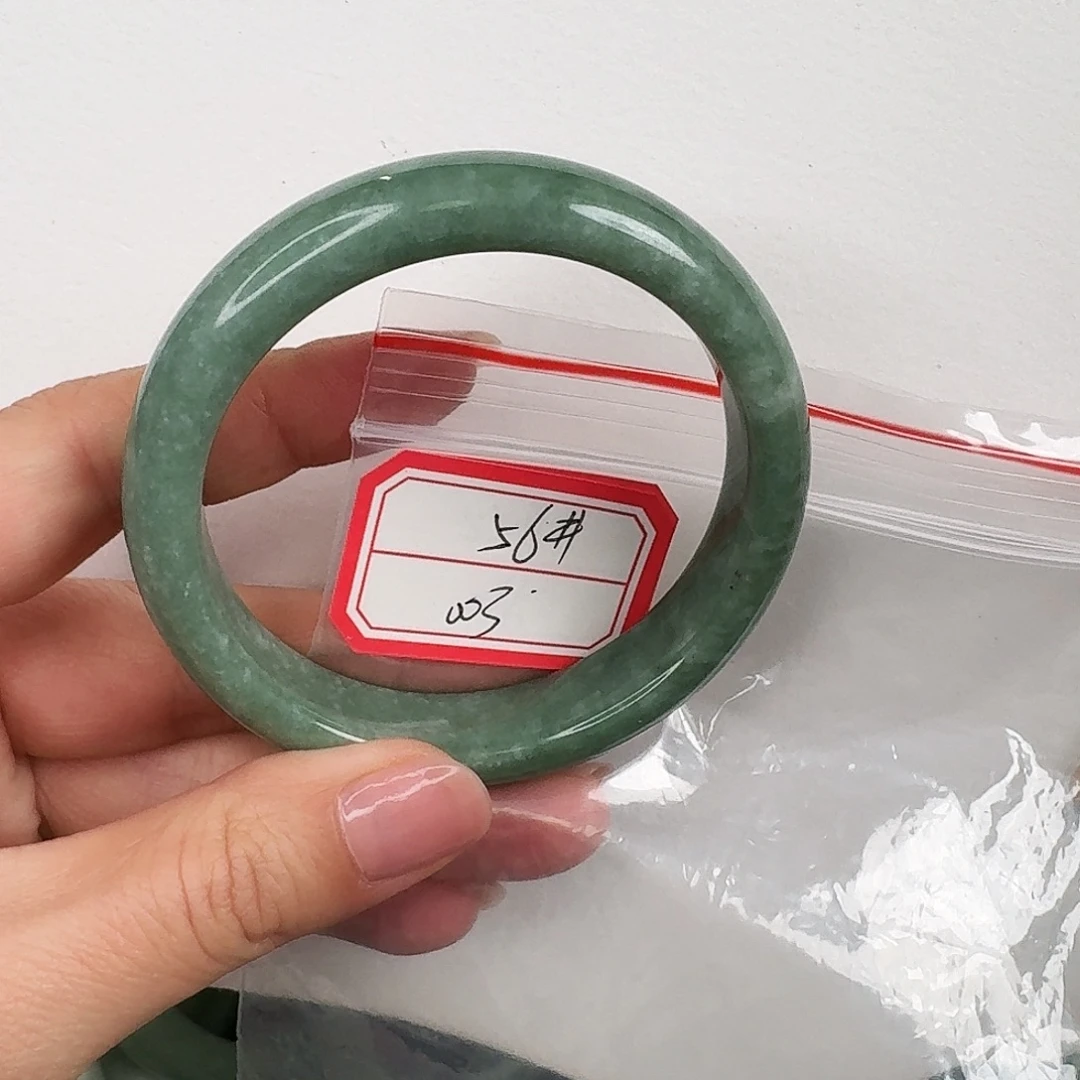 蓝田玉（蛇纹石化大理石玉）未镶嵌手镯