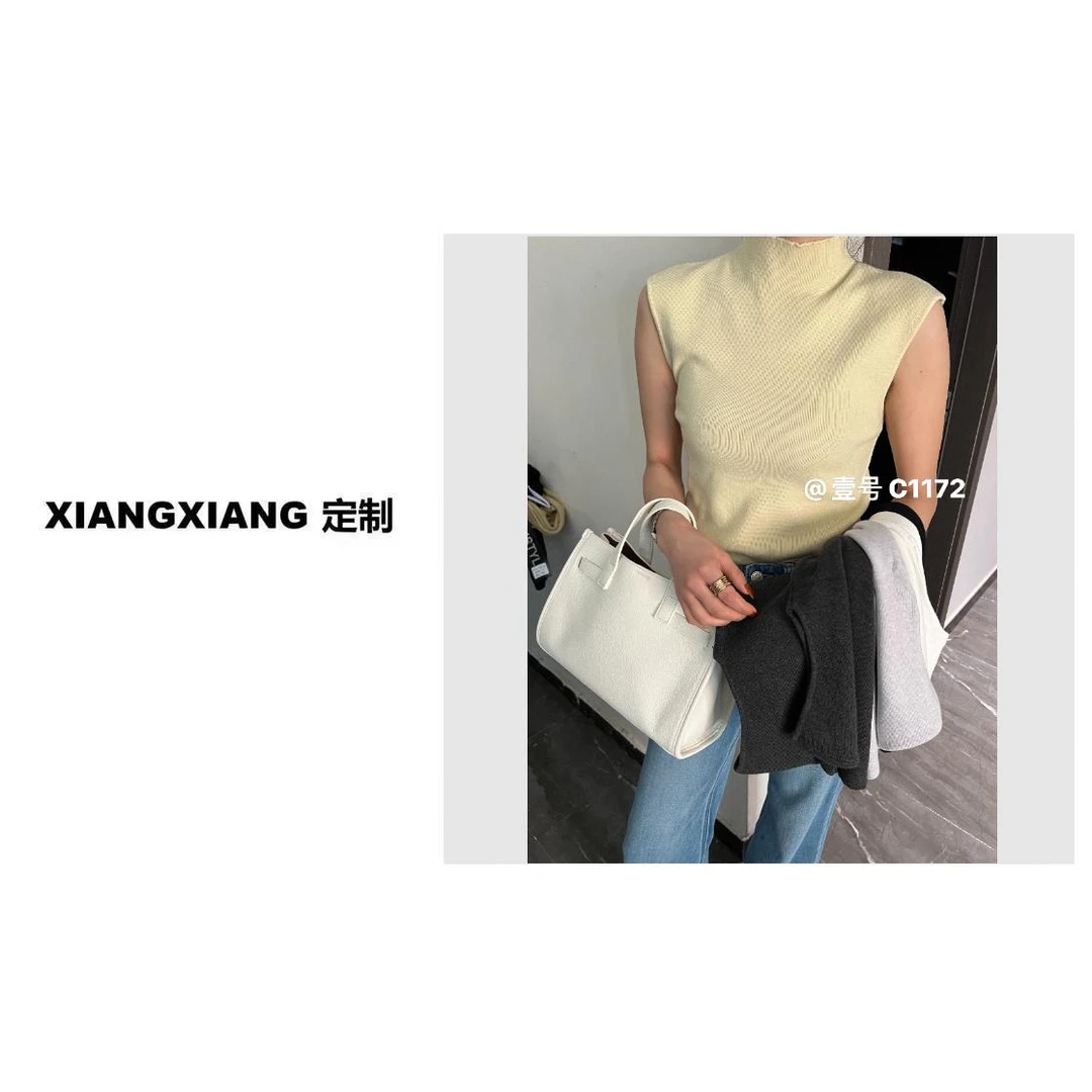 香香老板娘定制半高领无袖打底