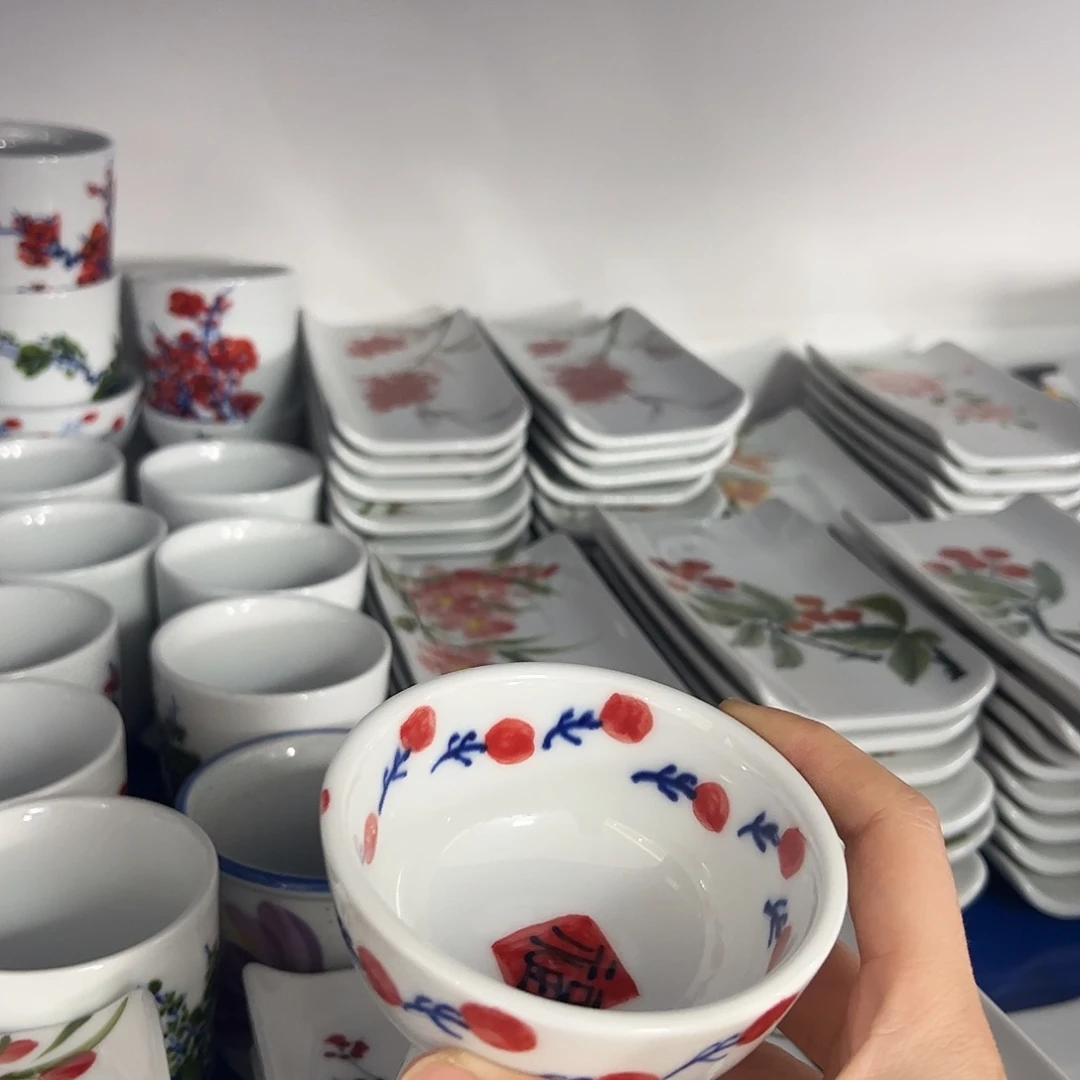 瓷片景德镇陶瓷手工手绘制作