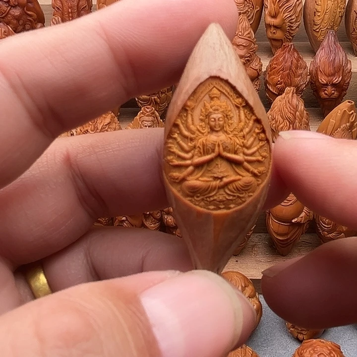 吊坠橄榄核20观音