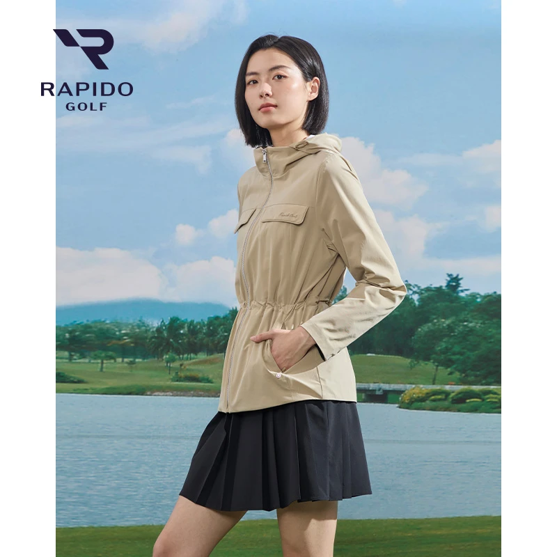 【钟楚曦同款】RAPIDO雳霹道25春季女高尔夫GOLF夹克外套VP5139C20