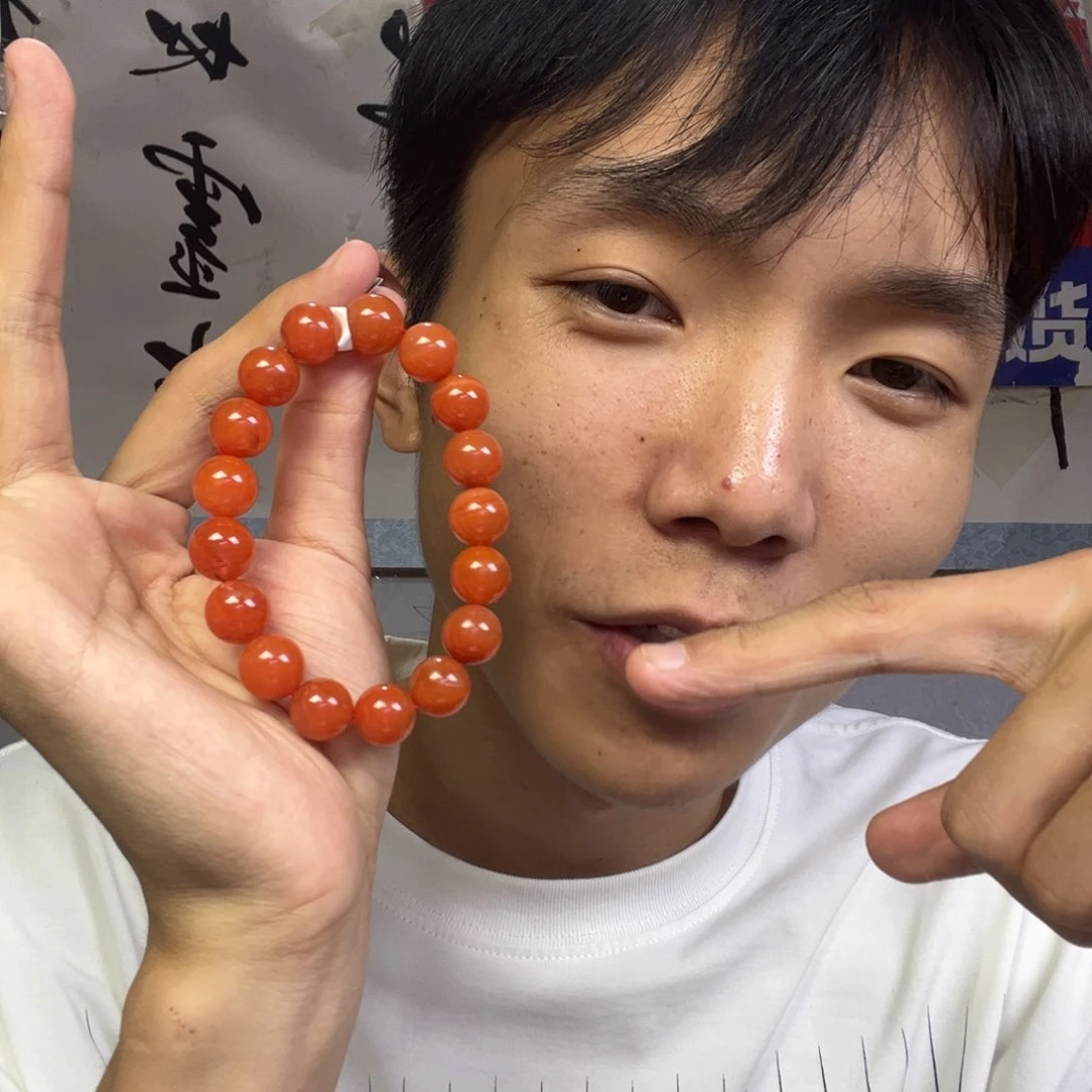颈饰未镶嵌南红玛瑙多样性南红高端手串卡12