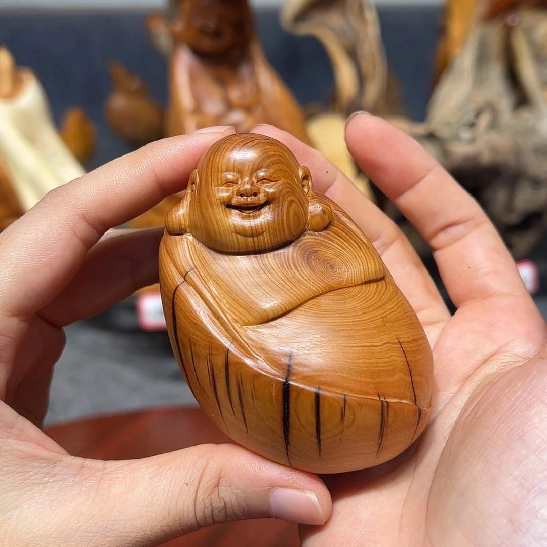 柏木崖柏木手把件摆件