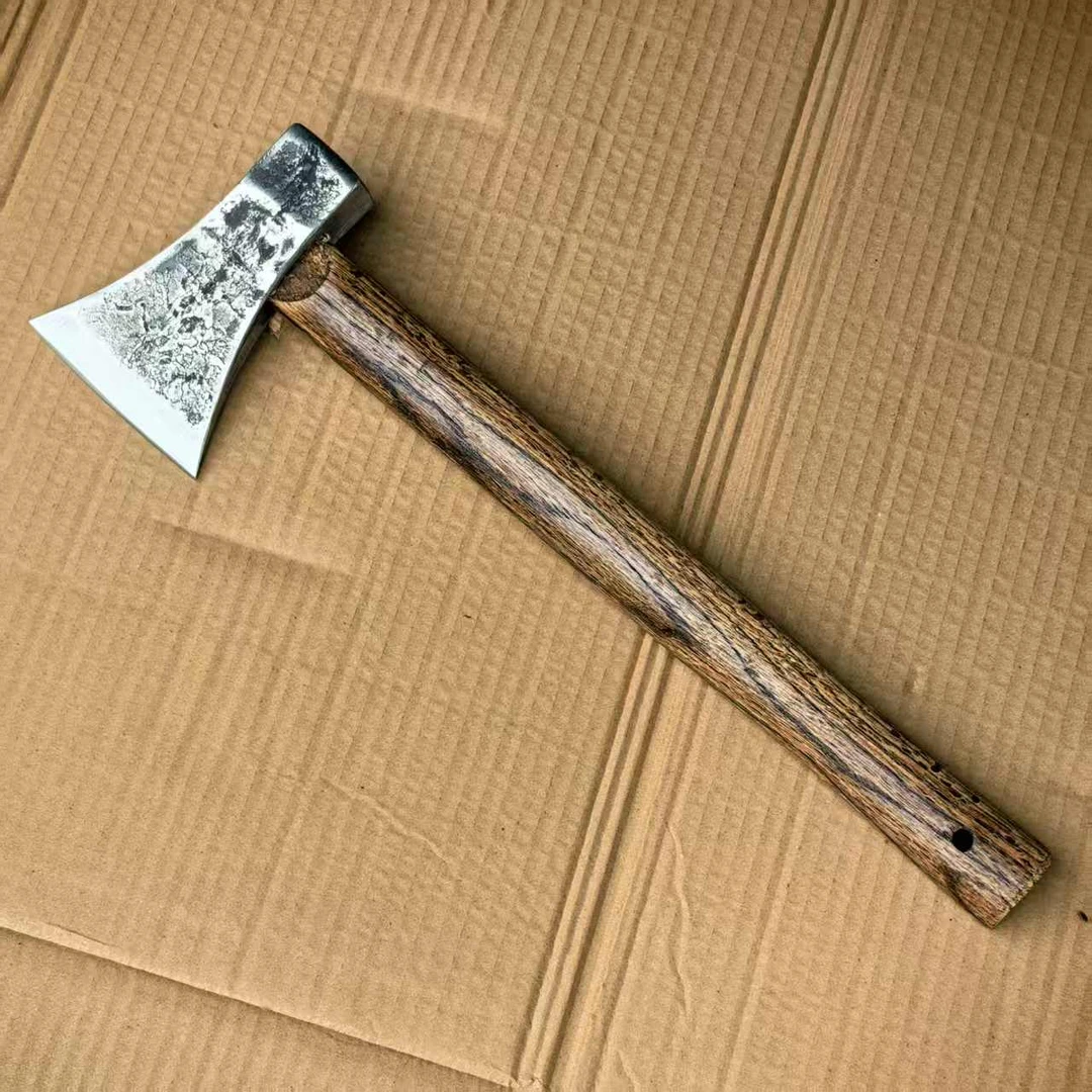 1.5斤轨道钢手工锻打多功能斧头家用劈柴砍树砍骨头工具木工中刃