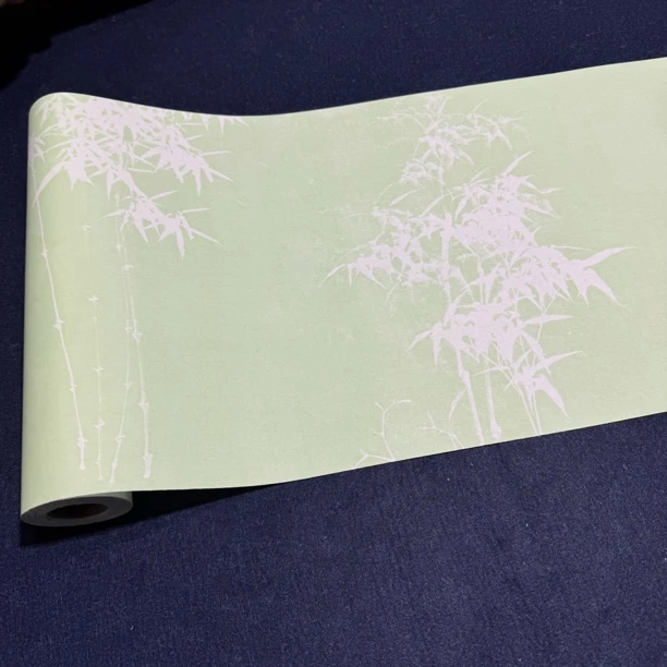 【纳米郑板桥雅竹长卷】大风堂纳米半生熟毛笔书法作品宣纸