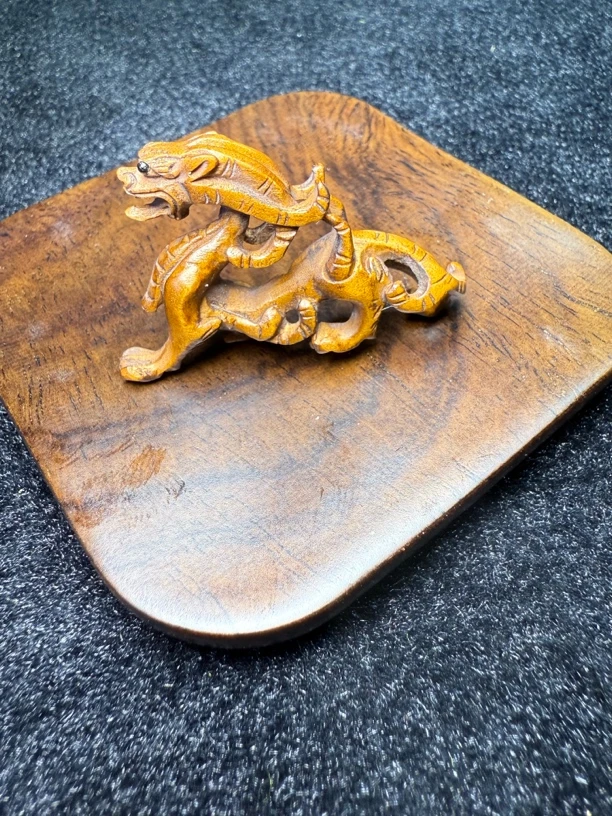 70474单颗黄杨木配饰