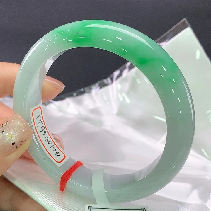 未镶嵌手镯翡翠正圈56