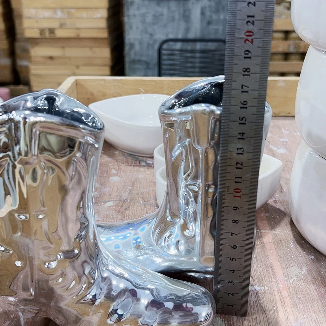 有孔，外贸尾单陶瓷花盆凑单10米包邮