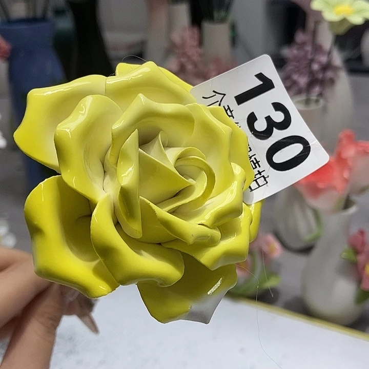 陶瓷纯手工捏花设计