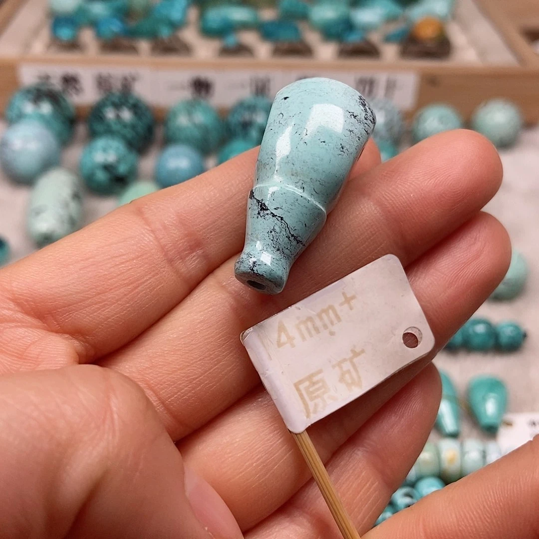 未镶嵌绿松石珠宝半成品