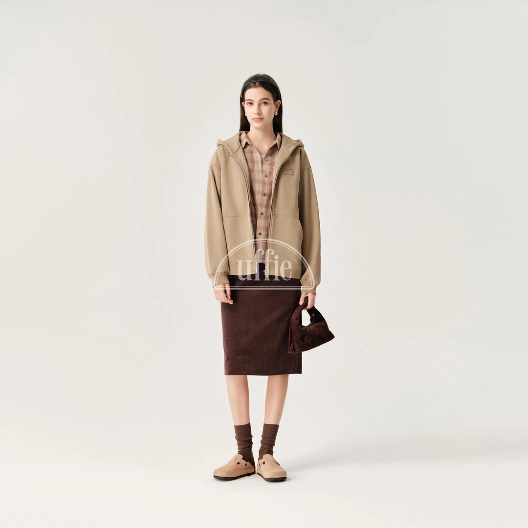 UFFIE枫糖奶茶水洗卫衣