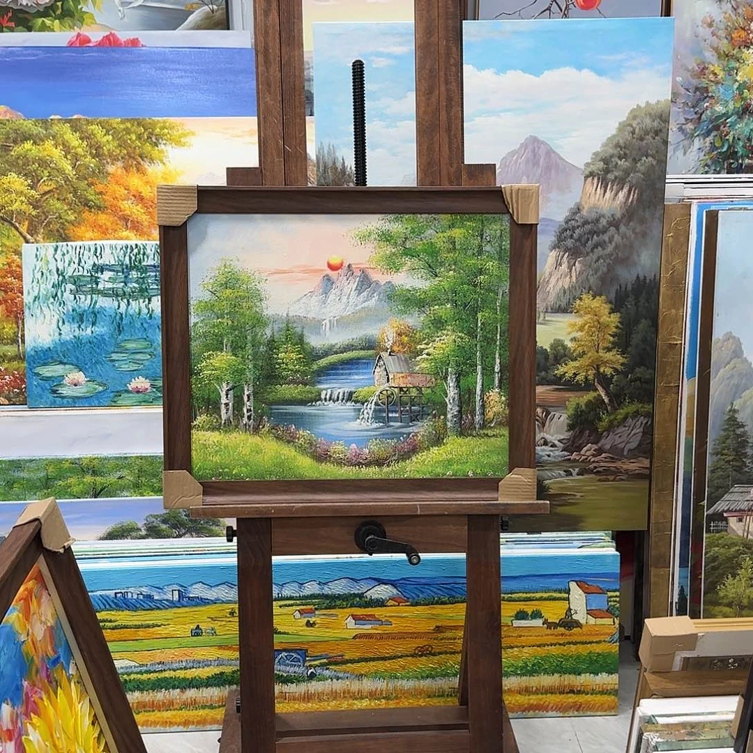 油画5868油画作品入选全国美展