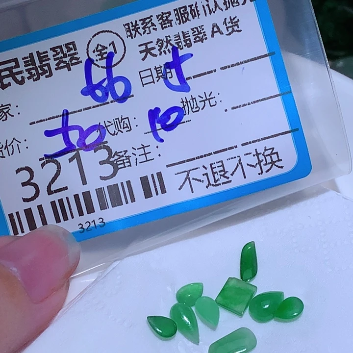 6***6颈饰未镶嵌翡翠gh