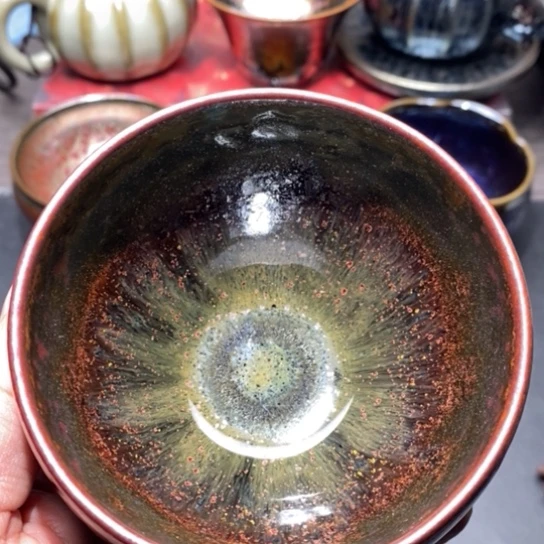 茶盏建盏主人杯茶壶盖碗品茗杯