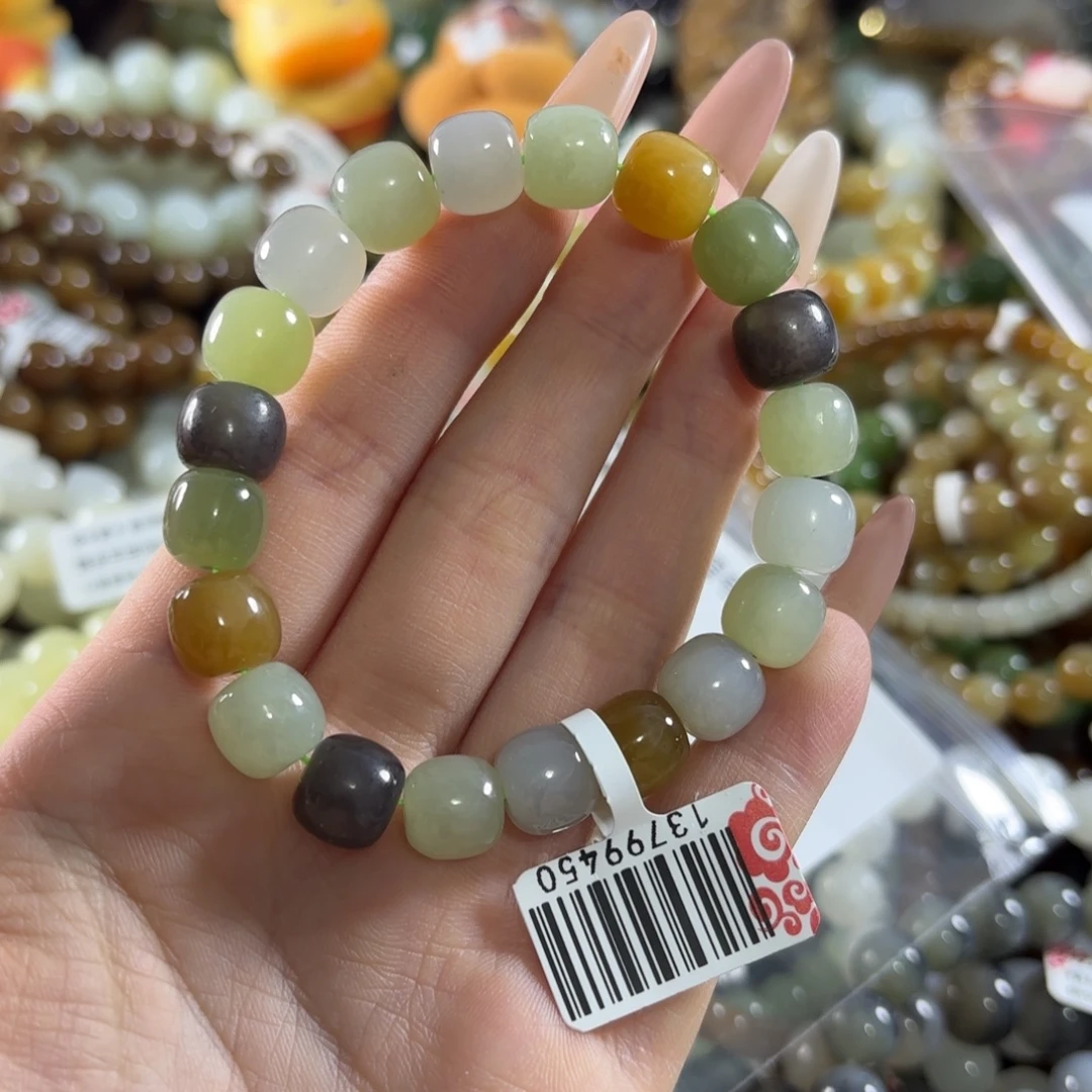 和田玉未镶嵌手链258