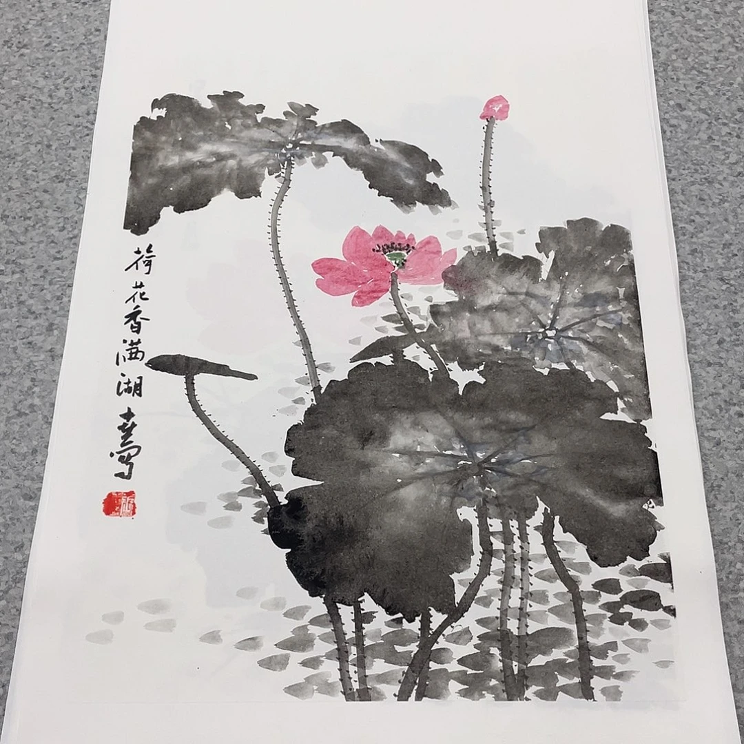 国画1.4平尺国画作品