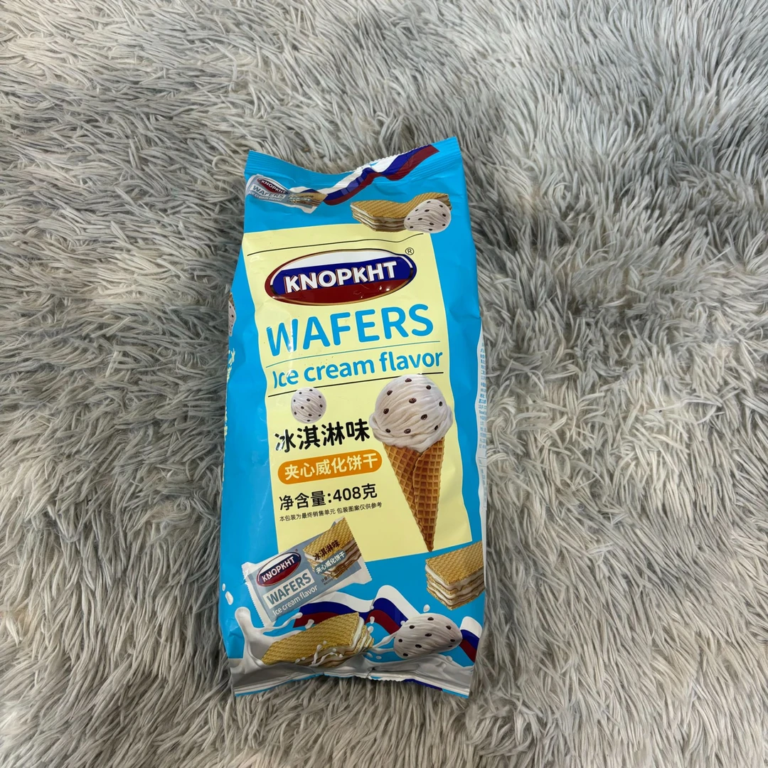 冰淇淋味威化夹心饼干冷藏后口感更佳