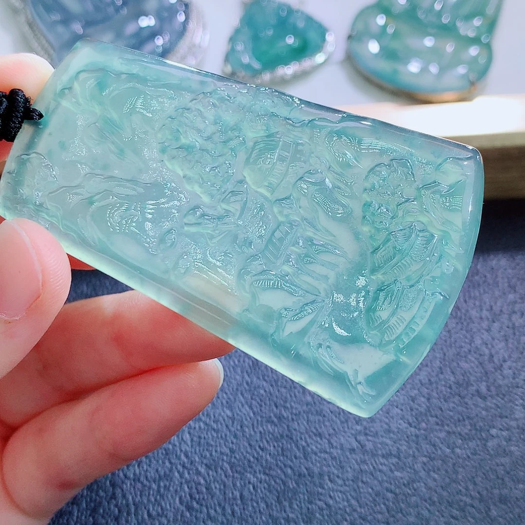 颈饰未镶嵌翡翠翡翠