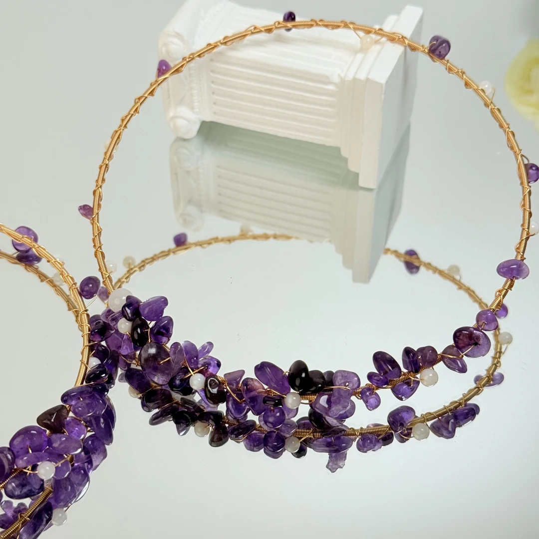 【紫水晶颈圈】面小仙多样性发其一