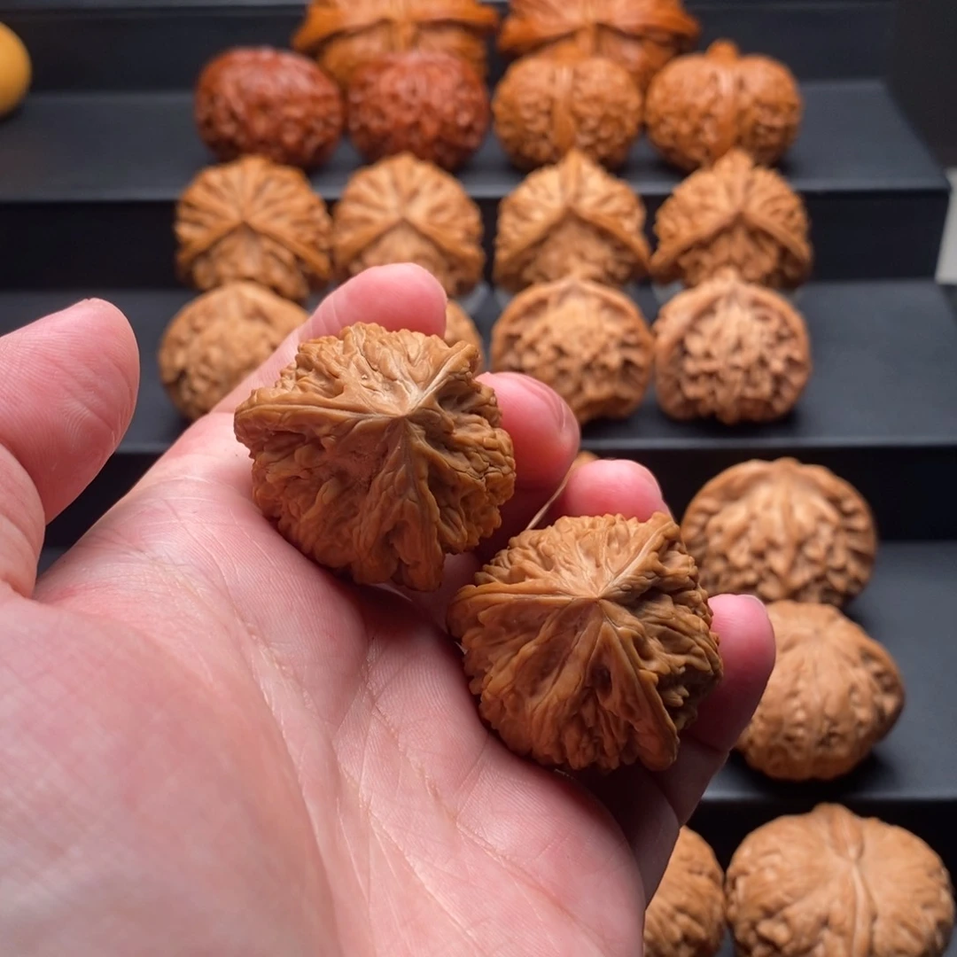 把件文玩核桃36尺全品御龙粗筋三棱