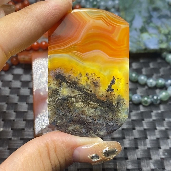 【闪购商品】玛瑙/玉髓颈饰未镶嵌6***8