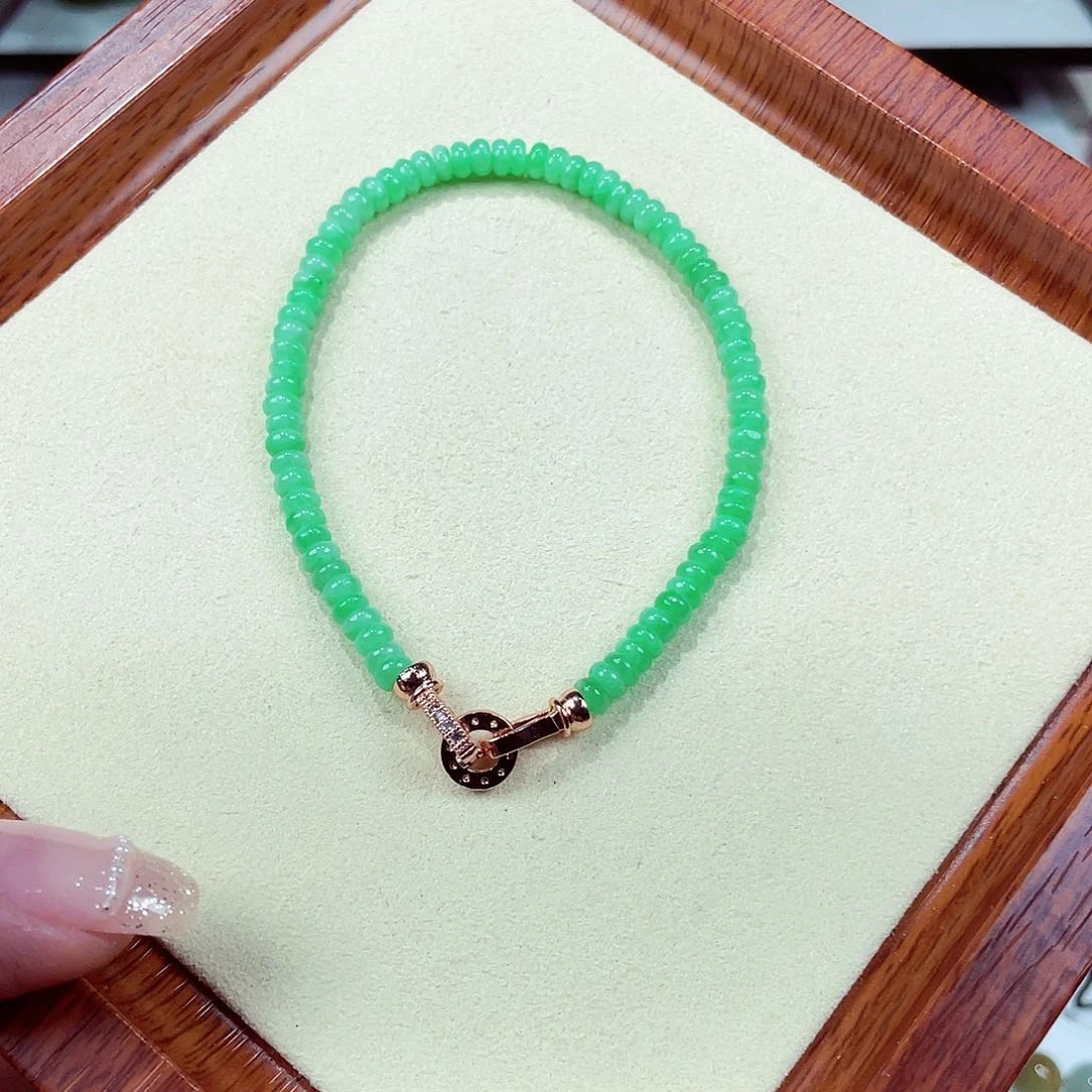 未镶嵌手链翡翠天然缅甸翡翠A货