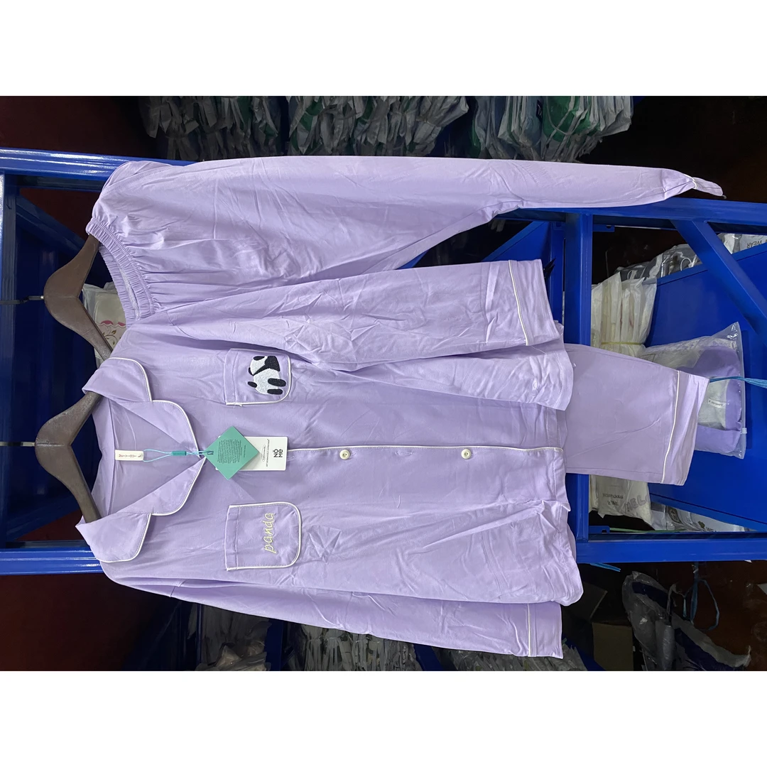 【2022#诺米爽棉】品牌女款长袖长裤秋冬款纯色开衫高级家居服