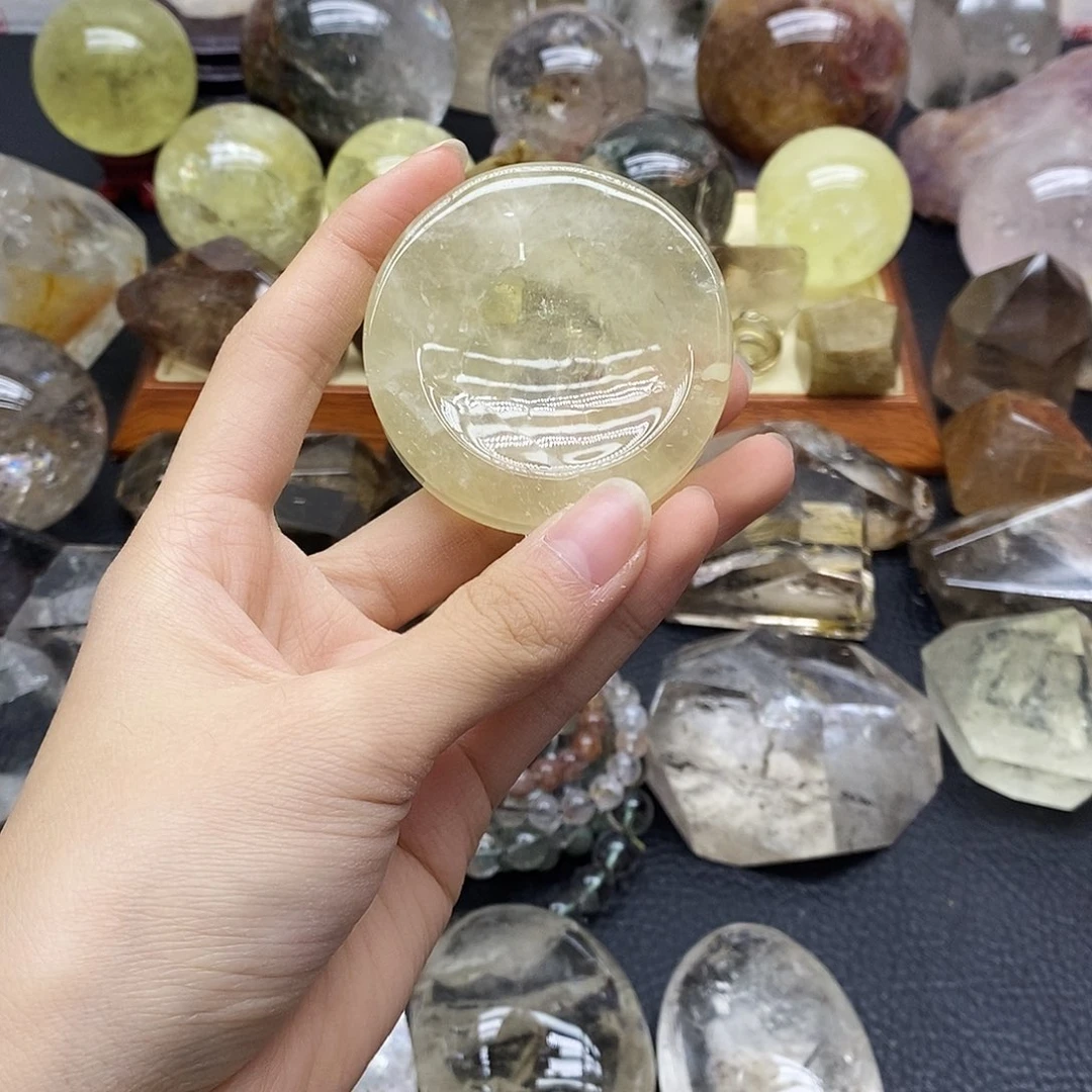 水晶未镶嵌珠宝半成品107水晶石