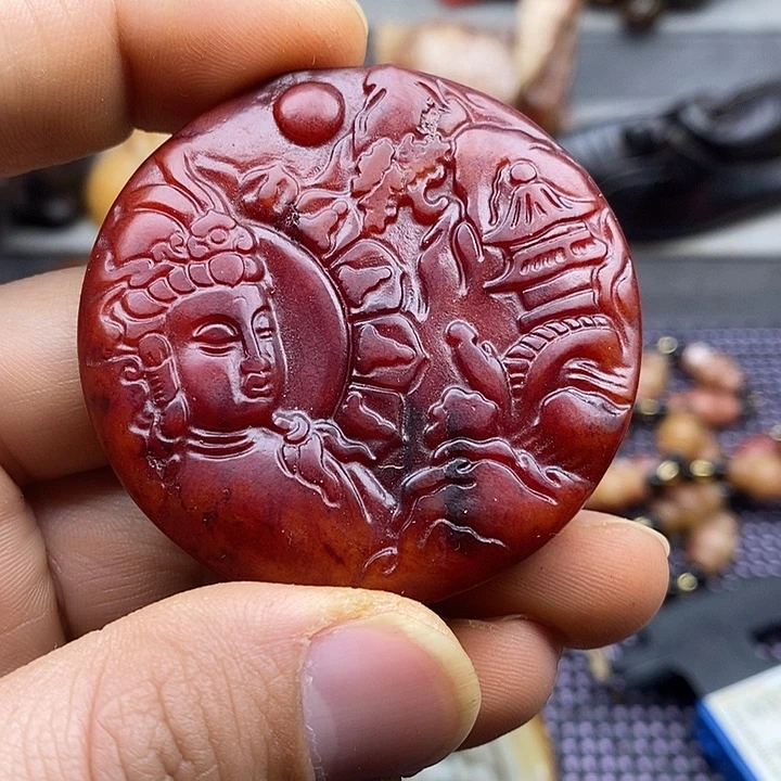 未镶嵌蛇纹石玉颈饰