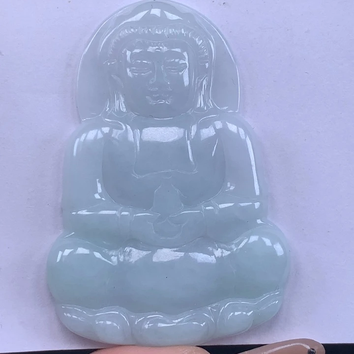 颈饰未镶嵌翡翠观音