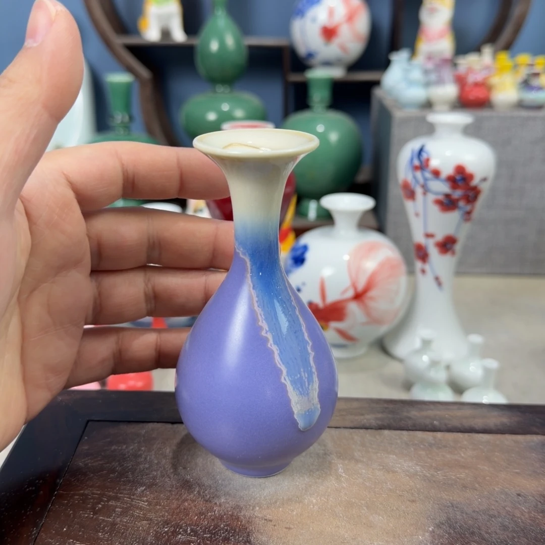 陶瓷手工小花器摆件