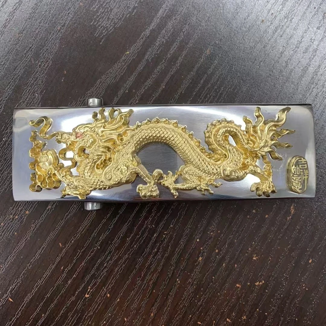 纯黄铜滚轴皮带扣男无牙无孔腰带扣头长14x4.8内径4.0尺寸可定