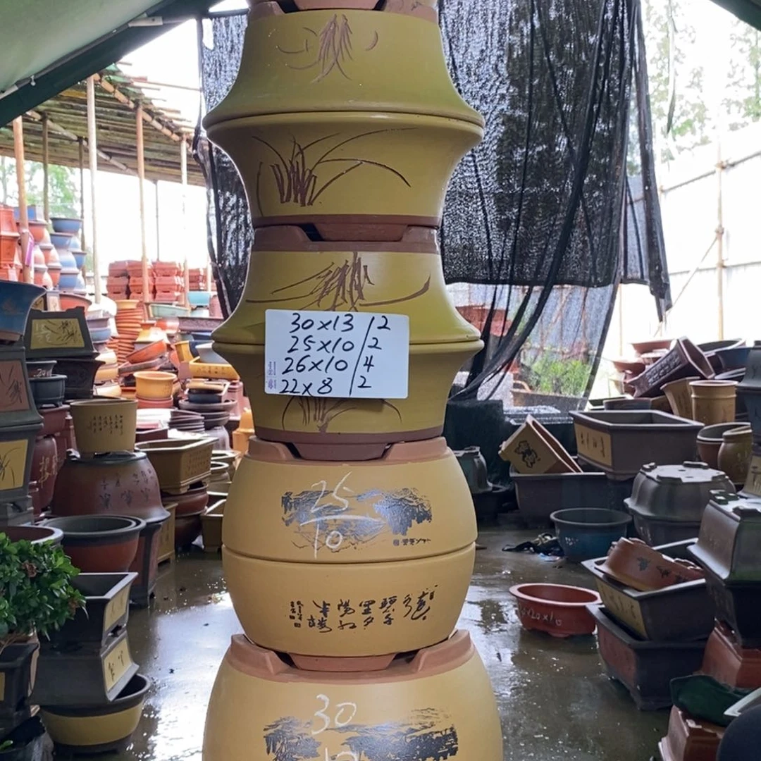 紫砂花盆紫砂紫砂