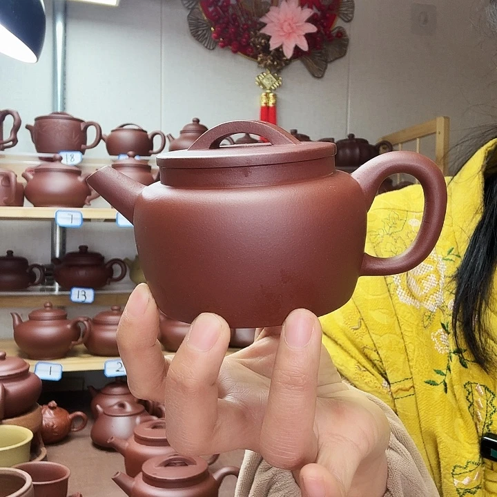 徐***紫砂茶壶汉瓦半手处理220毫升，底槽清60目