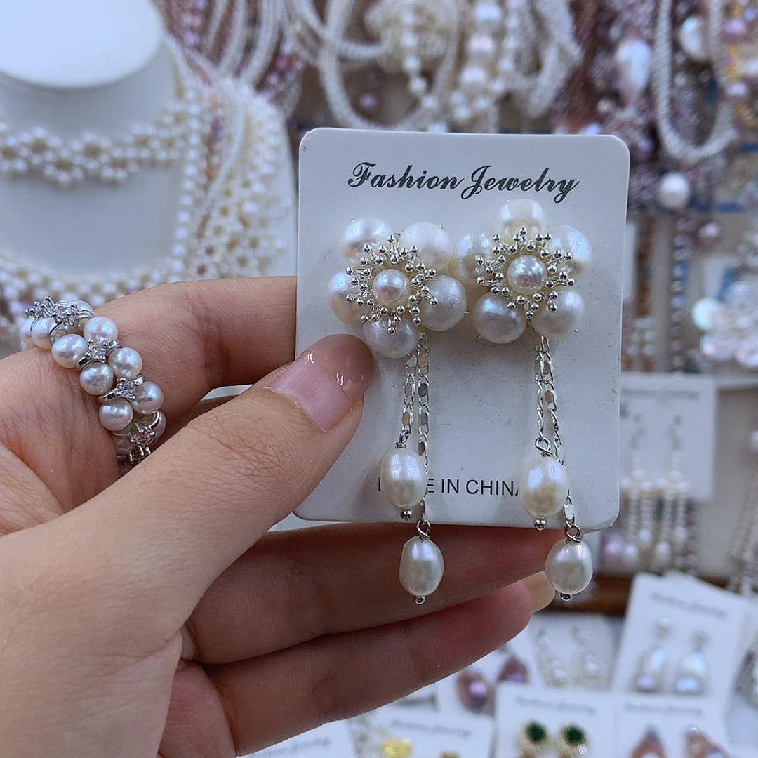 项链18K金镶嵌淡水珍珠