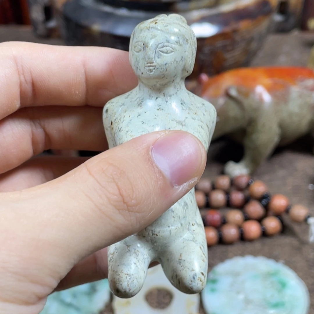 和田玉未镶嵌吊坠(不含链)