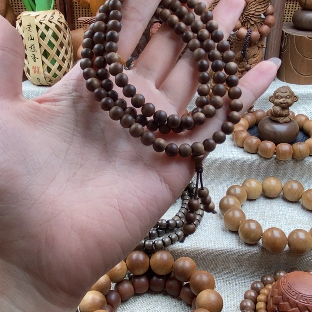 手串/手链檀香木迈索尔，老山檀香，奶香06微瑕