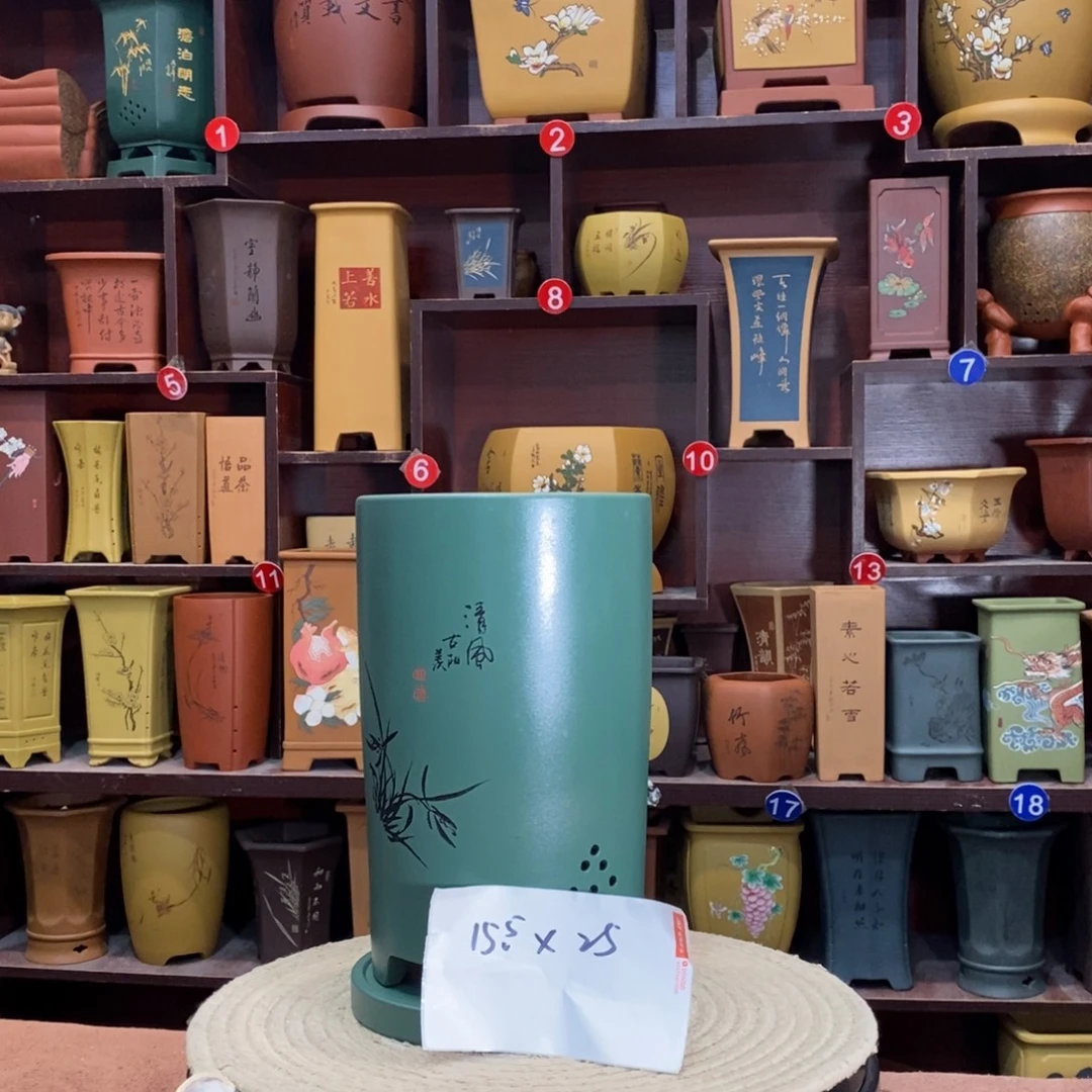 紫砂艺术紫砂花盆