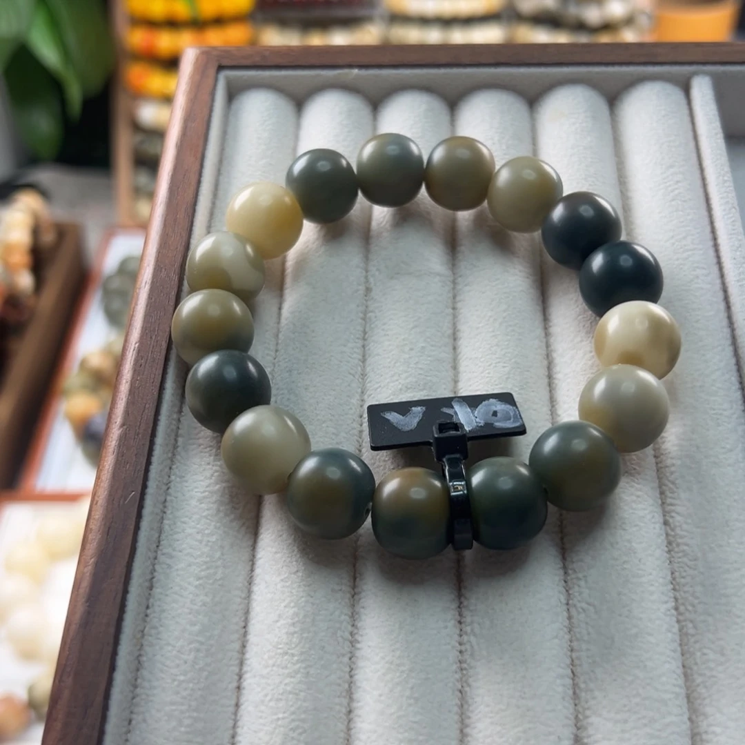 菩提根/象牙果手串卡14苹果干磨微瑕