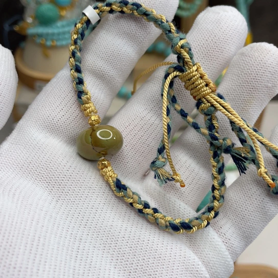 绿松石未镶嵌福利路路通手绳卡15