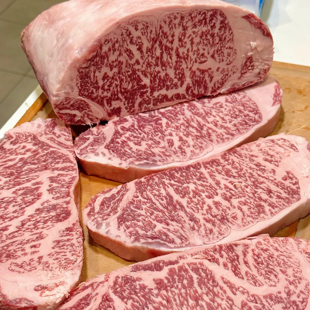 原切牛排澳洲和牛谷饲原切西冷牛排M8-9【现场称重】一物一拍
