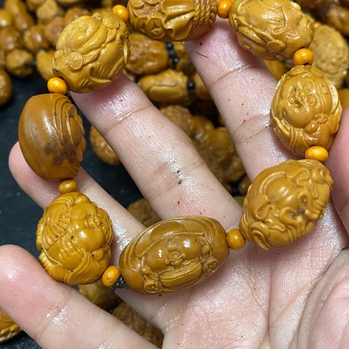 拼***到橄榄核手串/手链橄榄微瑕横财