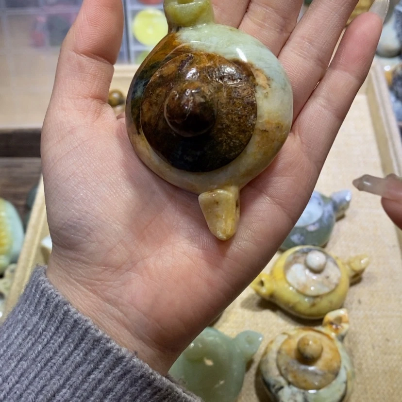 【闪购商品】蛇纹石玉颈饰未镶嵌16