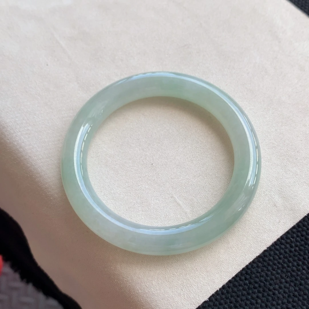 翡翠未镶嵌手镯4号55.1