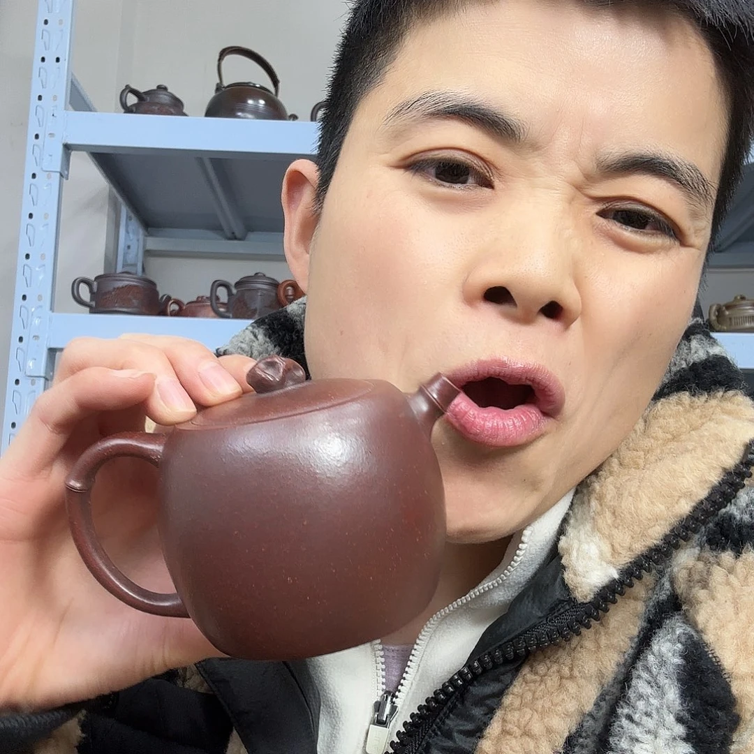 茶壶紫砂民间手艺人全手工制作