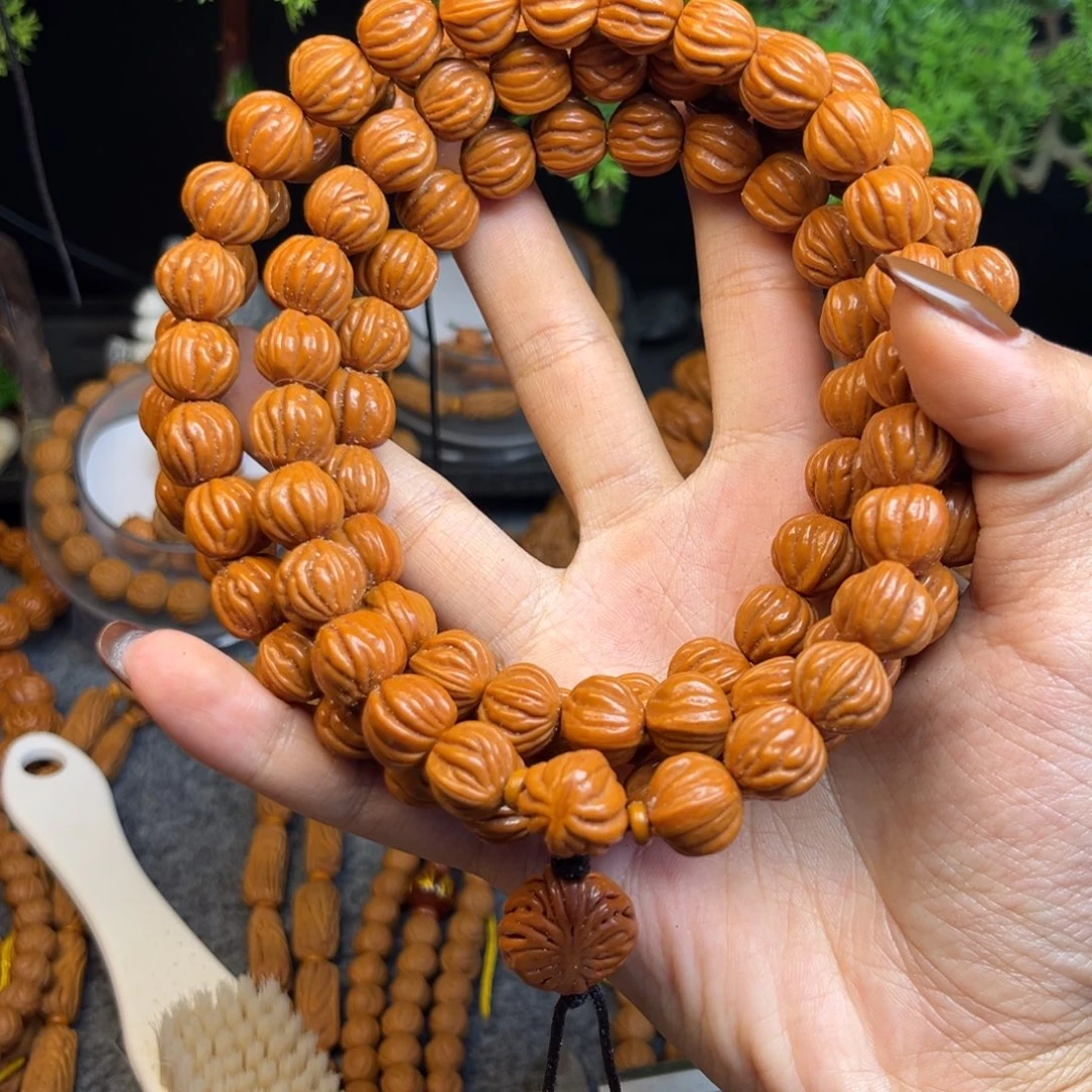 手串桃核桃核脖挂佛手108