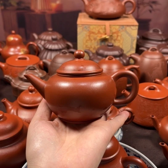 茶壶紫砂龘*㵘原矿朱泥150毫升